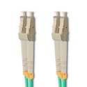Qoltec Patchcord światłowodowy LC/UPC - LC/UPC | Multimode | 50/125 | OM3 | Duplex | 10m