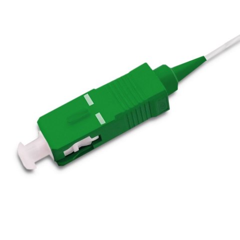 Qoltec Pigtail światłowodowy SC/APC | Singlemode | 9/125 | G652D | 0.5m