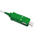 Qoltec Pigtail światłowodowy SC/APC | Singlemode | 9/125 | G657A | 1m