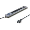 Qoltec Listwa antyprzepięciowa | 6 gniazd | 3m