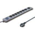 Qoltec Listwa antyprzepięciowa| 8 gniazd | 3m