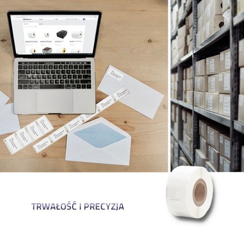 Qoltec Etykiety do DYMO LW-1152 | S0722520 | 25 x 54 mm| 260 sztuk