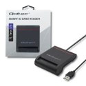 Qoltec Inteligentny czytnik chipowych kart ID |USB 2.0|Plug&Play