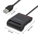 Qoltec Inteligentny czytnik chipowych kart ID |USB 2.0|Plug&Play