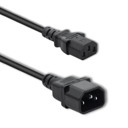 Qoltec Kabel zasilający do UPS | C13/C14 | 1.8m