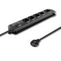 Qoltec Listwa antyprzepięciowa | 5 gniazd | 3m