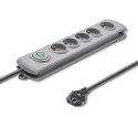 Qoltec Listwa antyprzepięciowa | 5 gniazd | 3m