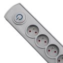 Qoltec Listwa antyprzepięciowa | 5 gniazd | 3m
