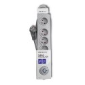 Qoltec Listwa antyprzepięciowa | 5 gniazd | 3m