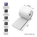 Qoltec Rolka termiczna 80 x 59 | 65g/m2 | 10szt. | BPA free