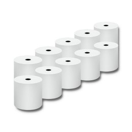 Qoltec Rolka termiczna 80 x 70 | 55g/m2 | 10szt. | BPA free