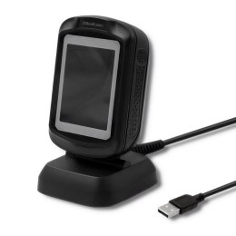 Qoltec Stacjonarny czytnik kodów 1D i 2D | USB
