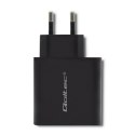 Qoltec Ładowarka sieciowa 42W | 5-20V | 2.25-3A | USB typ C PD | USB | Czarna