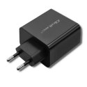 Qoltec Ładowarka sieciowa 42W | 5-20V | 2.25-3A | USB typ C PD | USB | Czarna