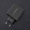 Qoltec Ładowarka sieciowa 42W | 5-20V | 2.25-3A | USB typ C PD | USB | Czarna