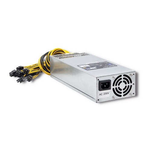 Qoltec Zasilacz PCI-E Smart 1600W | 80 Plus Gold - Data mining