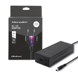 Qoltec Zasilacz desktopowy 72W | 24V | 3A | 5.5*2.5 |+ kabel zasilający