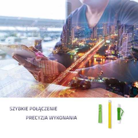 Qoltec Złącza światłowodowe LC/APC | Singlemode | 2.0 | Zestaw montażowy | 200szt.