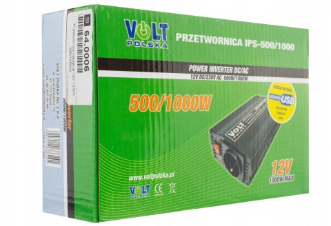 Przetwornica napięcia 24V / 230V 500/1000W