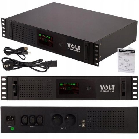 Zasilacz awaryjny RackUPS 1200VA/720W 2*7Ah