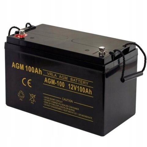 Akumulator bezobsługowy AGM 12V 100Ah. Najnowsza dostawa 2026 r.
