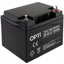Akumulator bezobsługowy OPTI VRLA AGM 12V 45 Ah