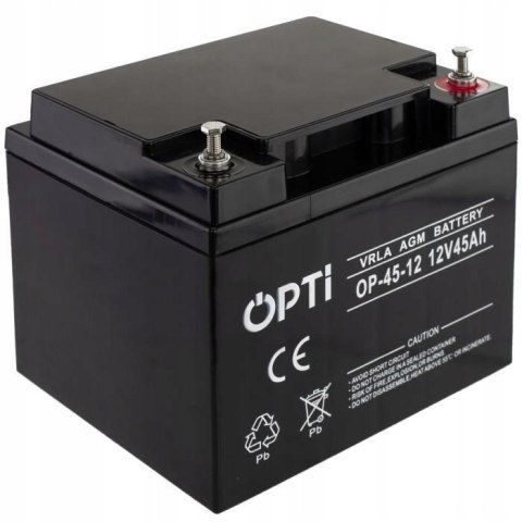Akumulator bezobsługowy OPTI VRLA AGM 12V 45 Ah