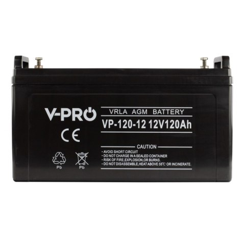 Akumulator bezobsługowy VPRO VRLA AGM 12V 120Ah