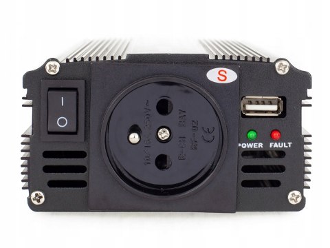 PRZETWORNICA PRĄDU NAPIĘCIA SINUS 12V 230V 600W