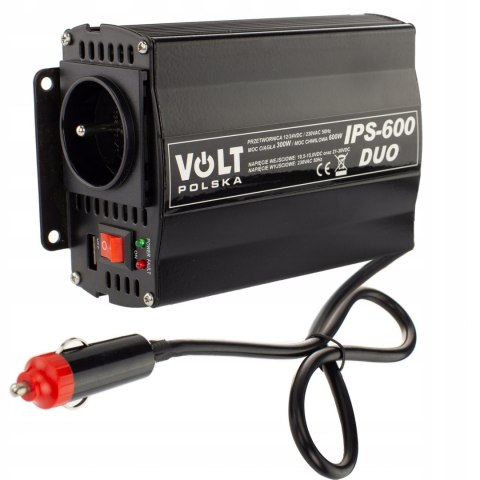 Przetwornica napięcia IPS 600 DUO 12V/24V / 230V 300/600W