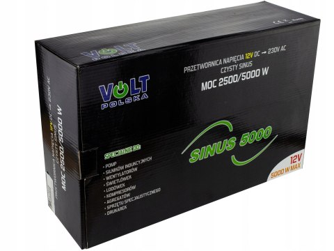 Przetwornica prądu napięcia 12V 5000W SINUS