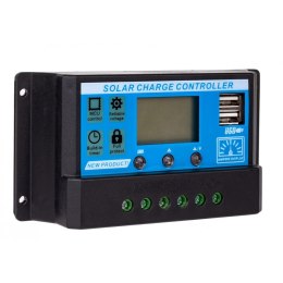 Regulator solarny SOL PWM 10A 2xUSB