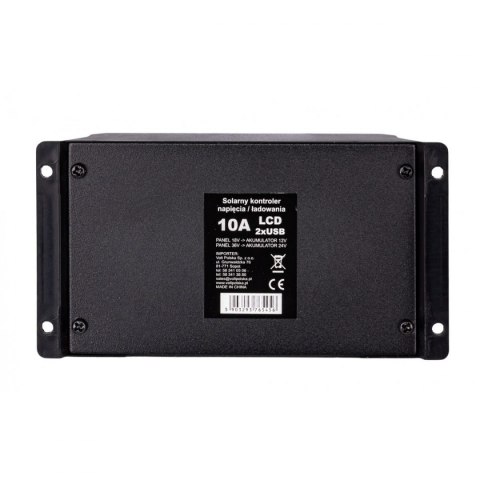 Regulator solarny SOL PWM 10A 2xUSB