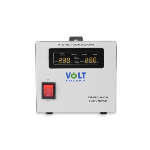 Stabilizator napięcia sieciowego AVR PRO 1000 (1000VA) 3% SERVO