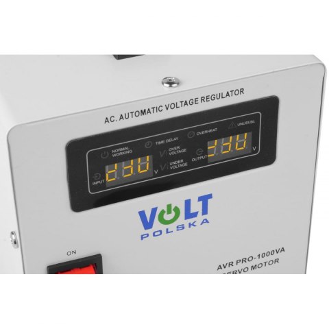 Stabilizator napięcia sieciowego AVR PRO 1000 (1000VA) 3% SERVO