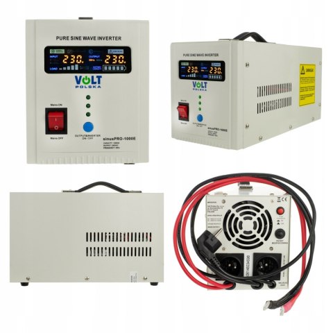 Zasilacz awaryjny sinusPRO 1000E 12V 5/10A
