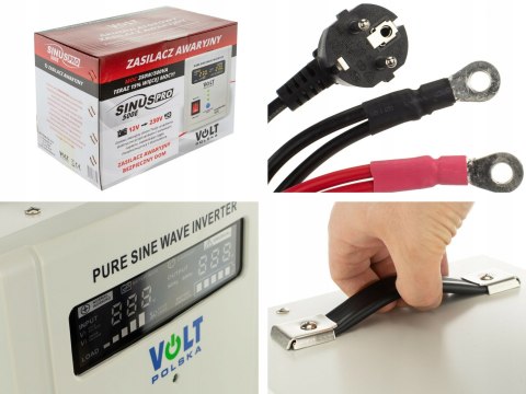 Zasilacz awaryjny sinus Pro 500 E 12V/230V