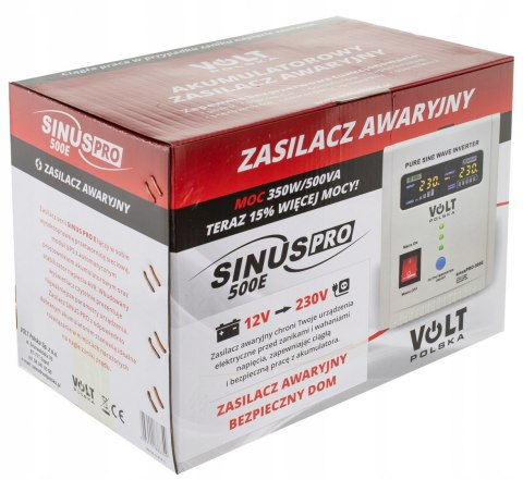 Zasilacz awaryjny sinus Pro 500 E 12V/230V