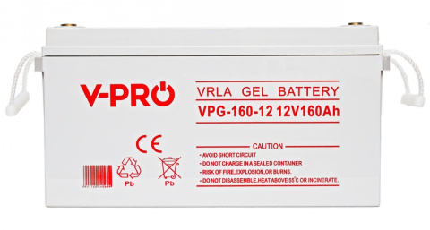 AKUMULATOR GEL VPRO PREMIUM 12V 160 Ah ŻELOWY VRLA BEZOBSŁUGOWY