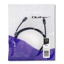 Qoltec Kabel USB 3.1 typ C męski | USB 3.1 typ C męski | 2.5m | Czarny
