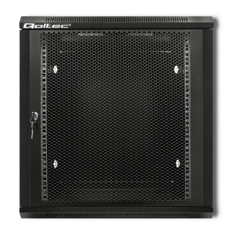 Qoltec Szafa RACK 19" | 12U | 450 x 600 x 635 | Perforowane drzwi
