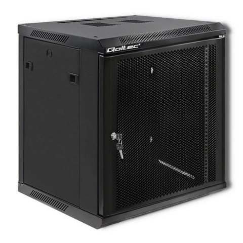 Qoltec Szafa RACK 19" | 12U | 600 x 600 x 635 | Perforowane drzwi