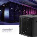 Qoltec Szafa RACK 19" | 12U | 600 x 600 x 635 | Perforowane drzwi