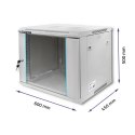 Qoltec Szafa RACK 19" | 9U | 600 x 450 x 501