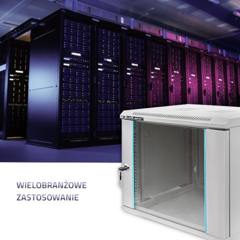 Qoltec Szafa RACK 19" | 9U | 600 x 600 x 500