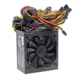 Qoltec Zasilacz ATX 1800W | 80 Plus Platinum | Gaming Miner