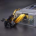 Qoltec Zasilacz PCI-E 1850W | 80 Plus Platinum | Gaming Miner