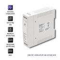 Qoltec Zasilacz na szynę DIN | 20W | 12V | 1.67A | Biały | Slim