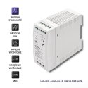 Qoltec Zasilacz na szynę DIN | 40W | 12V | 3.33A | Szary | Slim