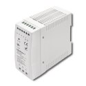 Qoltec Zasilacz na szynę DIN | 40W | 12V | 3.33A | Szary | Slim